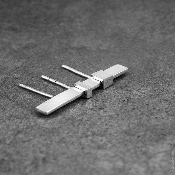 .305 MY EASY GOING FAMILY | TRIPLE EARRINGS | 3/5 pc Set